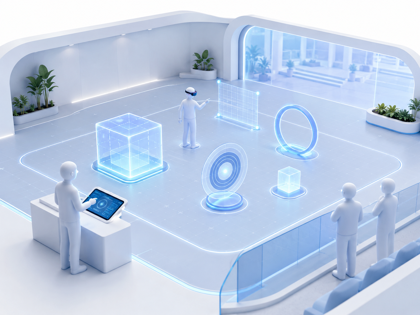 Mixed-reality experience demonstration